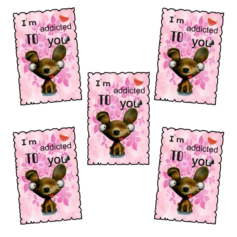 Mgs084-magnet frigider-i m addicted to you..